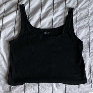 XXL Black Cropped Tank by Wild Fable